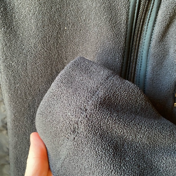 Danskin Zip Up Hoodless Jacket Coat Warm Layer Womens Small Black - Picture 5 of 9